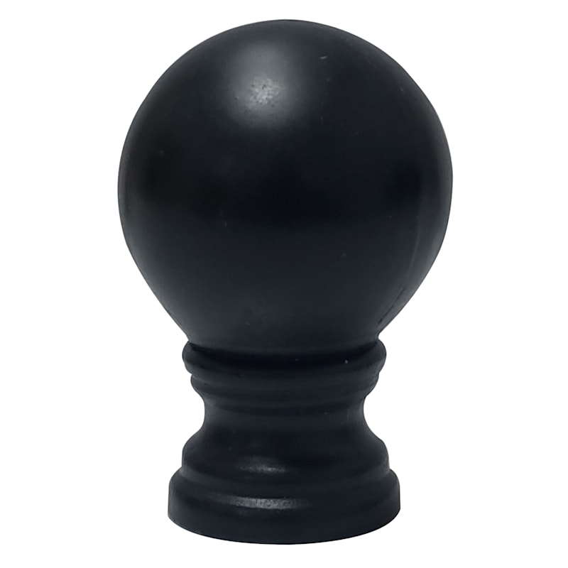 Bronze Wood Round Lamp Finial
