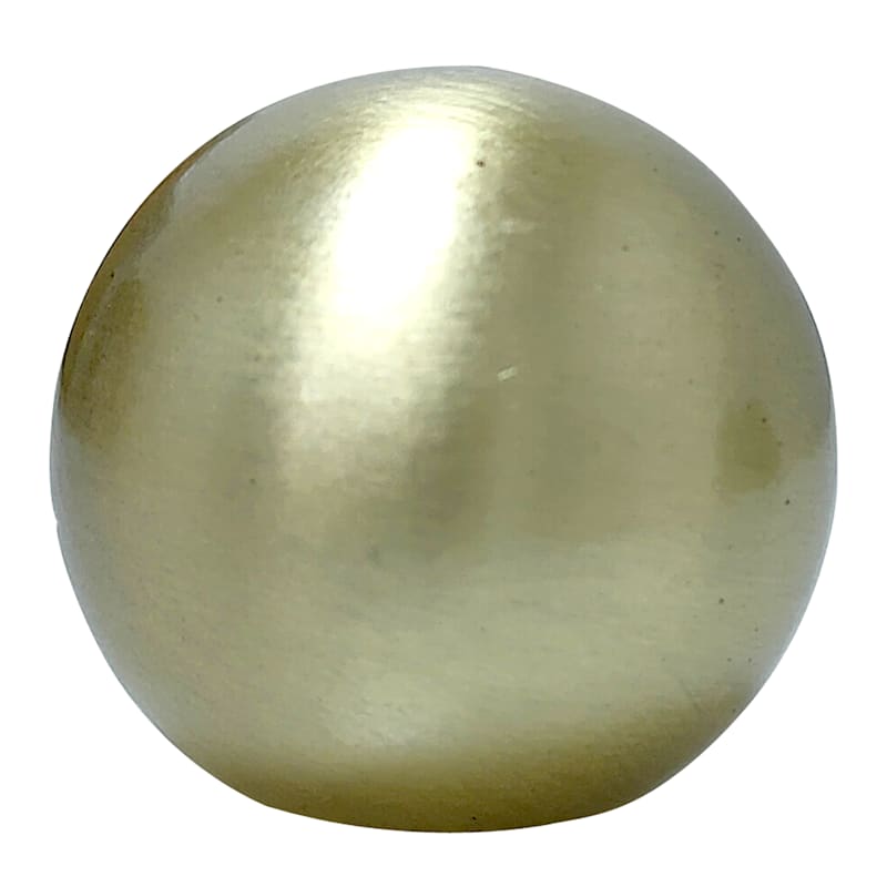 Brushed Gold Round Lamp Finial