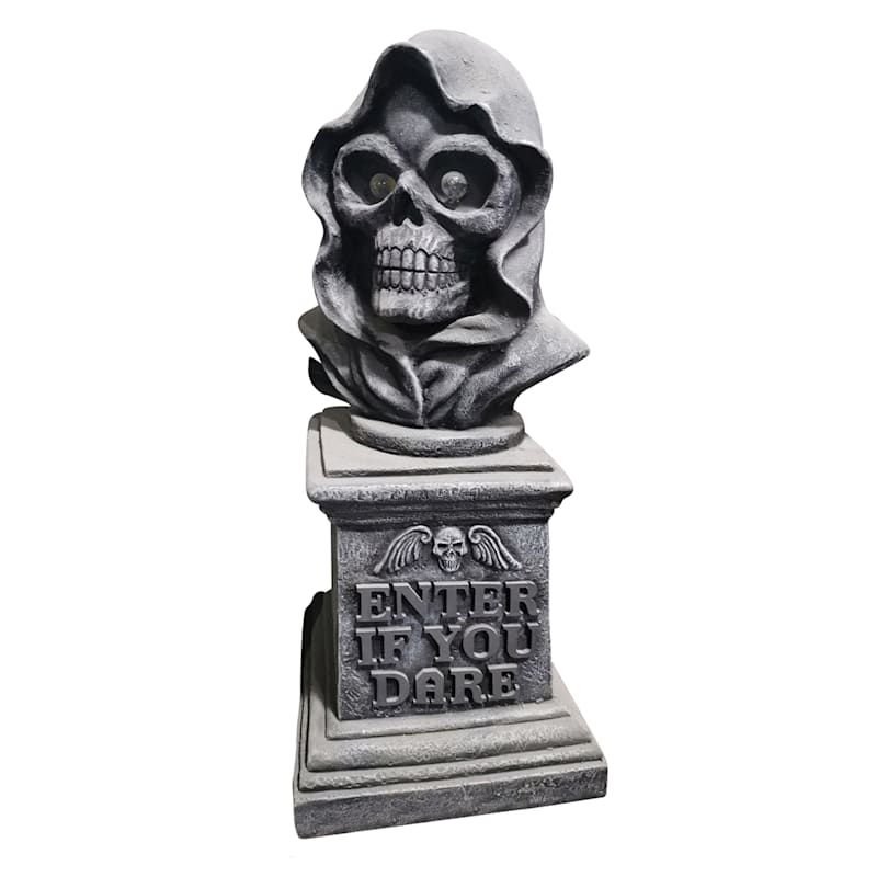 Enter If You Dare Halloween Grave Bust, 24" | At Home