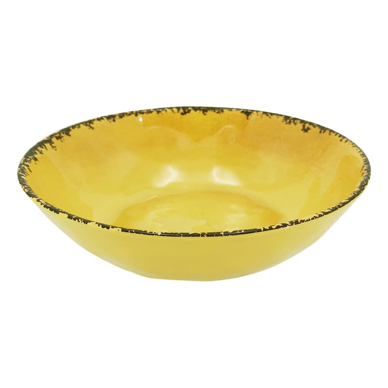 Honeybloom Yellow Melamine Bowl, 8"