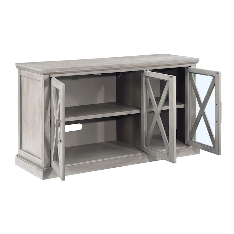 Rowan 3-Drawer Gray Cabinet
