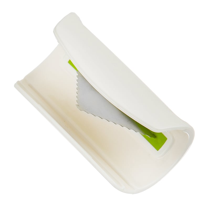 Green & White Zip Slicer