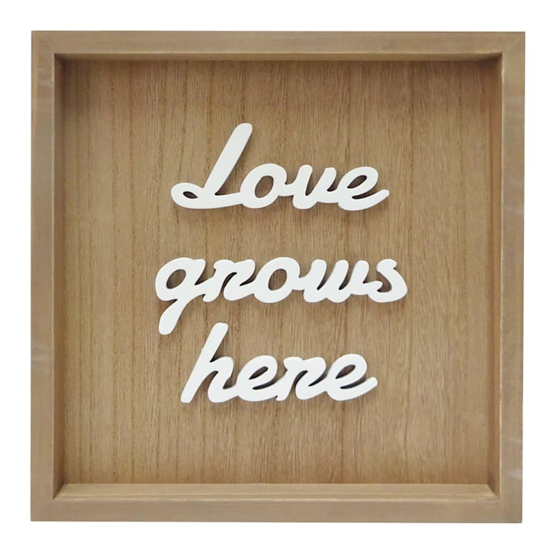 Love you more wooden block clearance