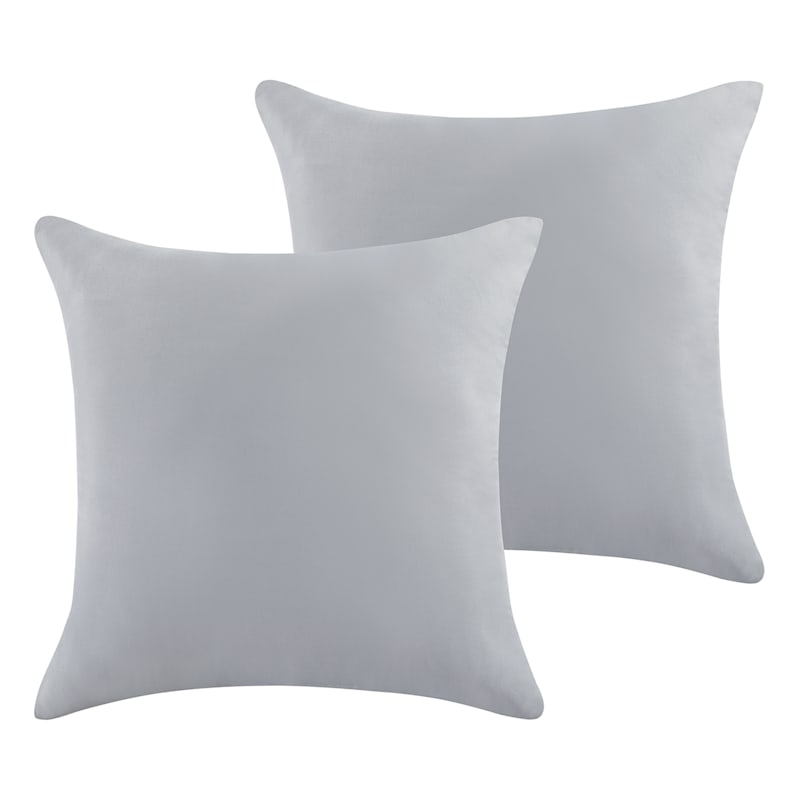 Laila Ali 6Piece Kara Gray Velvet Comforter Set, King At Home