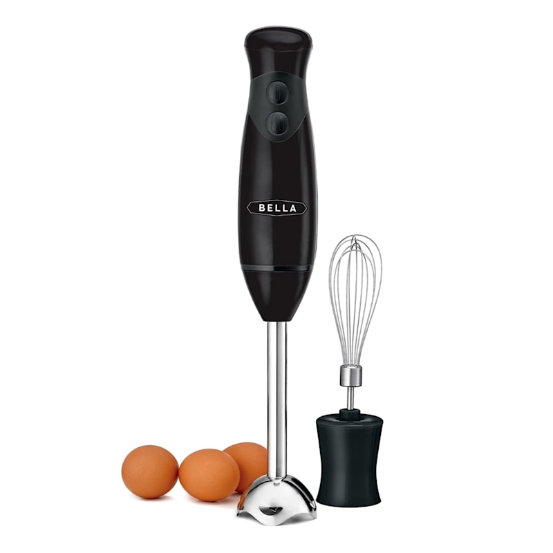 Bella Immersion Blender With Whisk Attachment Black 
