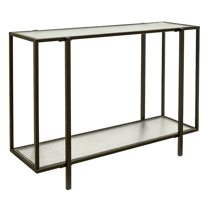 Cooper Metal Console Table Black
