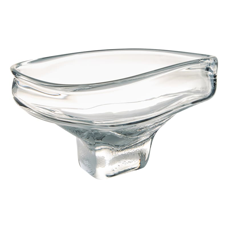 Laila Ali Clear Glass Decorative Bowl, 6x12