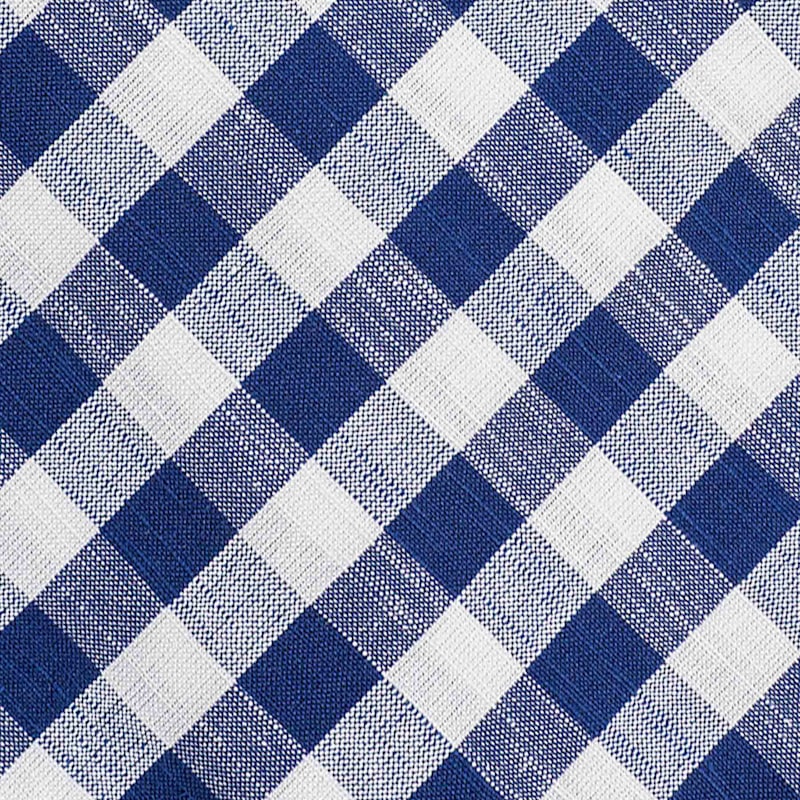 Bistro Blue Checkered Tablecloth 60X84