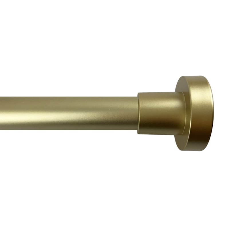 1" Brass Tension Curtain Rod, 35-84"