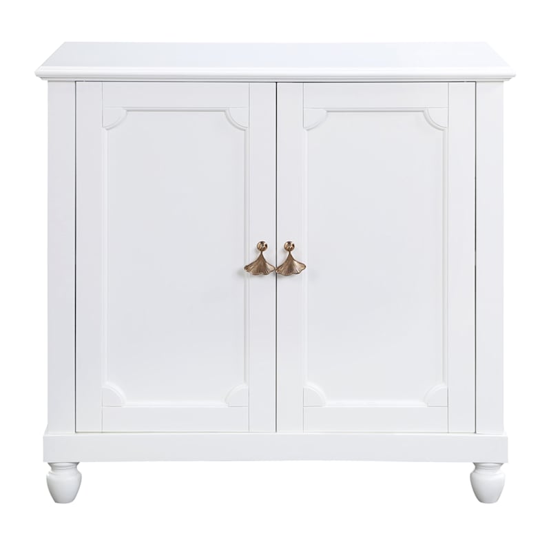 Grace Mitchell Asbury White 2-Door Cabinet