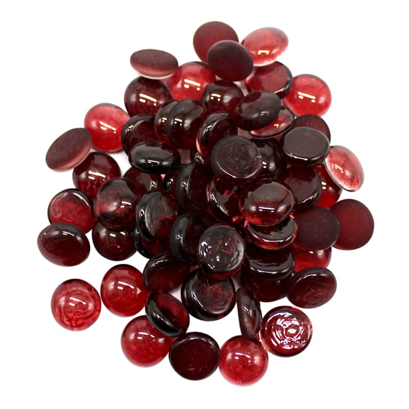 Honeybloom Red Glass Gem Fillers, 38oz