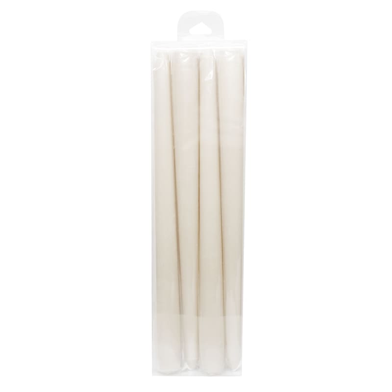 Ivory Unscented Taper Candle
