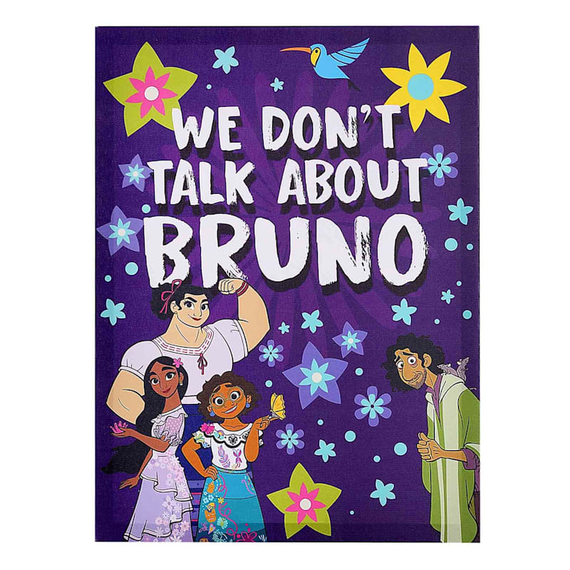 Encanto We Don't Talk About Bruno Canvas Wall Art, 12x16