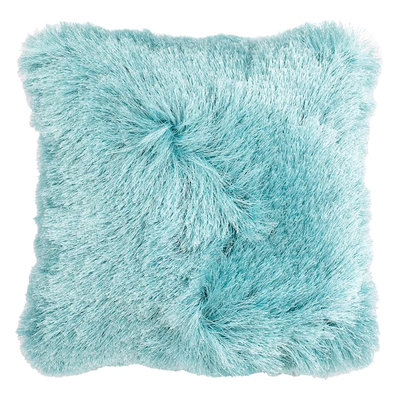 Ty Pennington Icy Morning Shag Outdoor Throw Pillow, 16