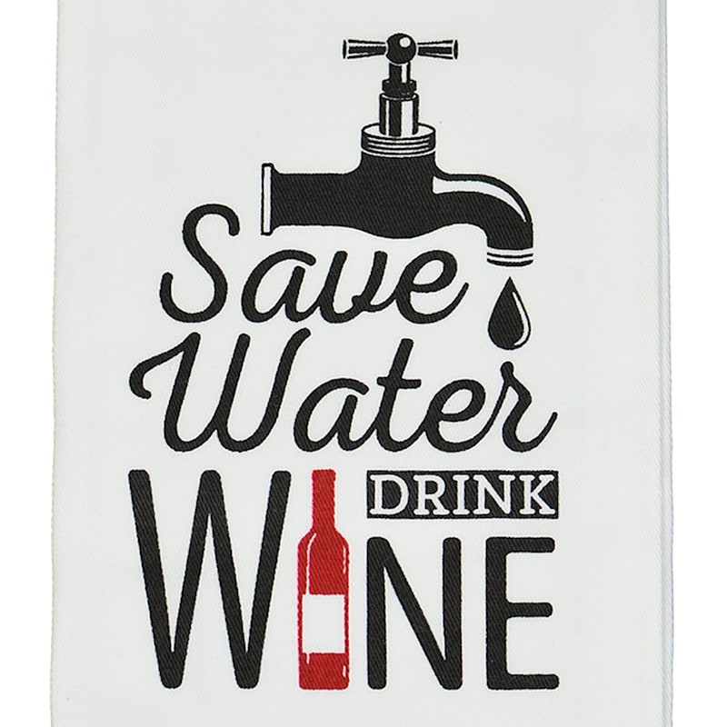 KT Save Water Drink Wine