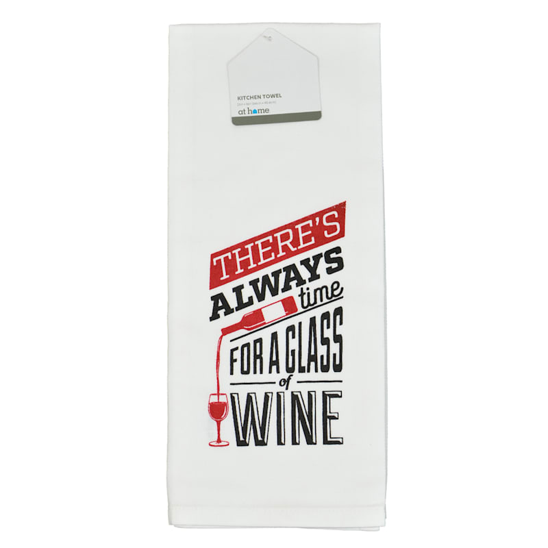 Always Time for Wine Kitchen Towel