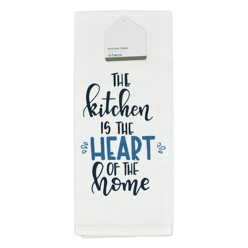 Kitchen Is the Heart of Home Kitchen Towel