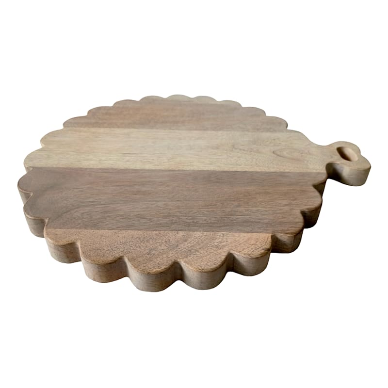 Tracey Boyd Scalloped Wood Serving Board