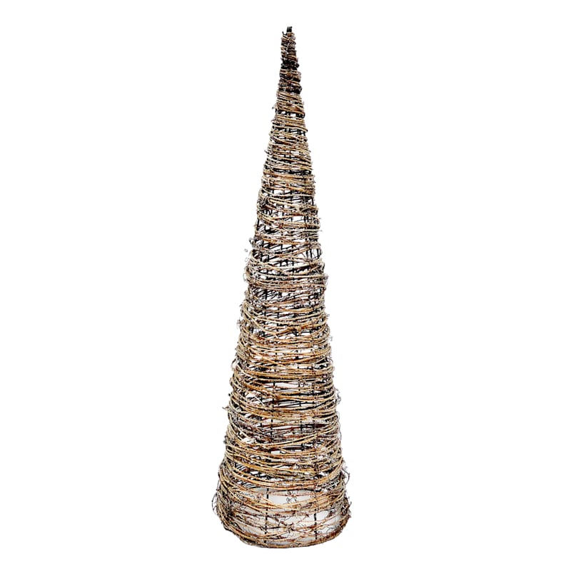 24In Rattan Cone Tree | At Home
