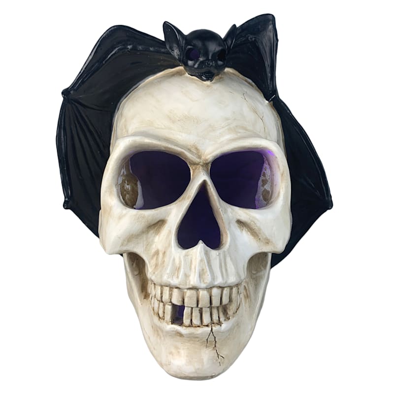 LED Halloween Skull, 11" | At Home