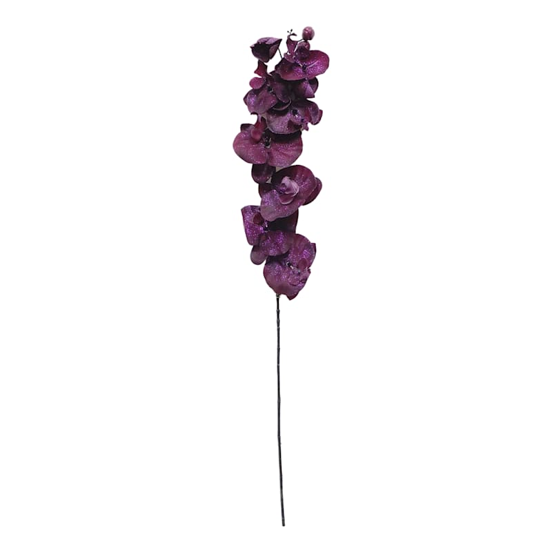Witch Magic Purple Orchid Floral Stem, 34"