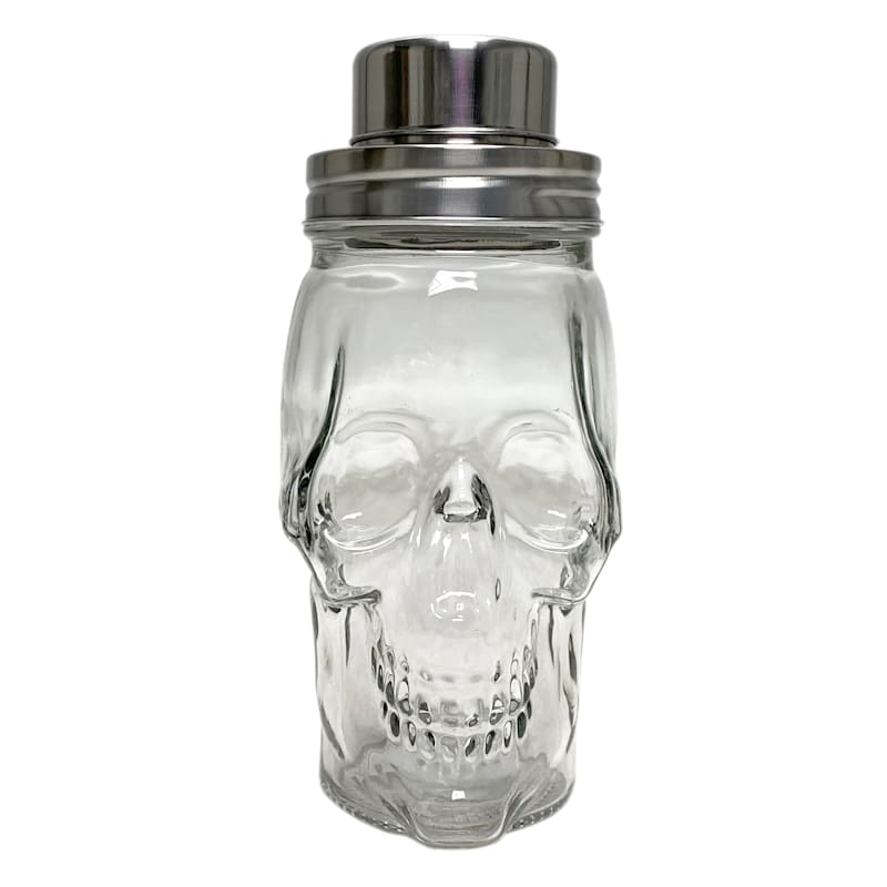 Clear Halloween Skull Shaped Cocktail Shaker