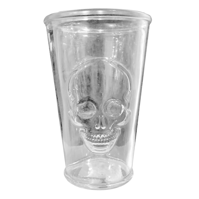 Set of 4 Halloween Skull Cooler Glasses