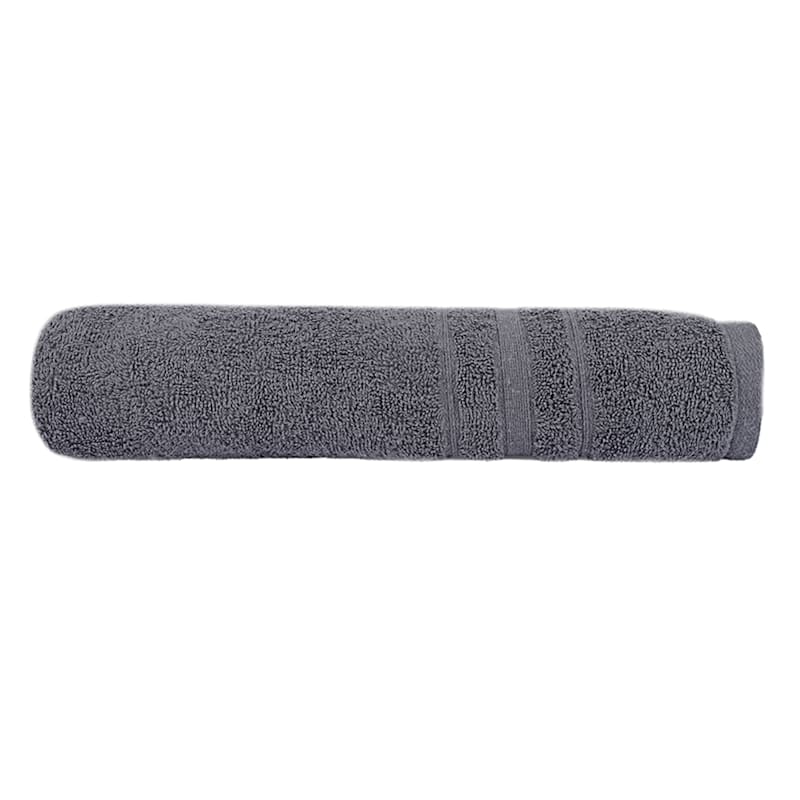 Black Essential Bath Towel, 30x54