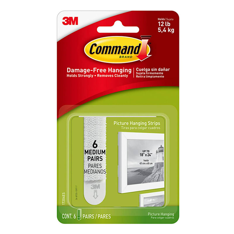 Adhesive picture 2025 hanging strips