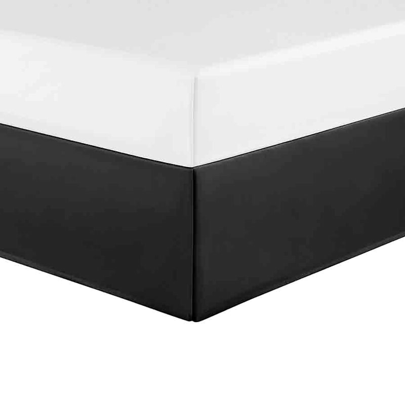 8Piece Black Striped Essential Comforter Set, Queen