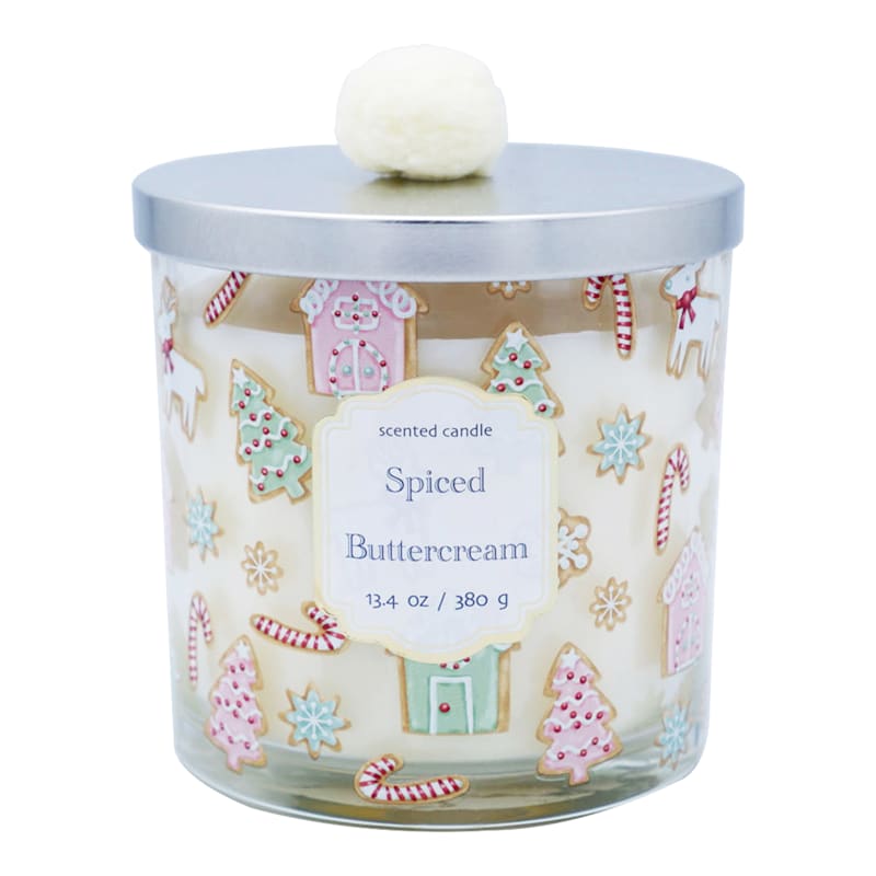 2-Wick Spiced Buttercream Scented Jar Candle, 13.4oz