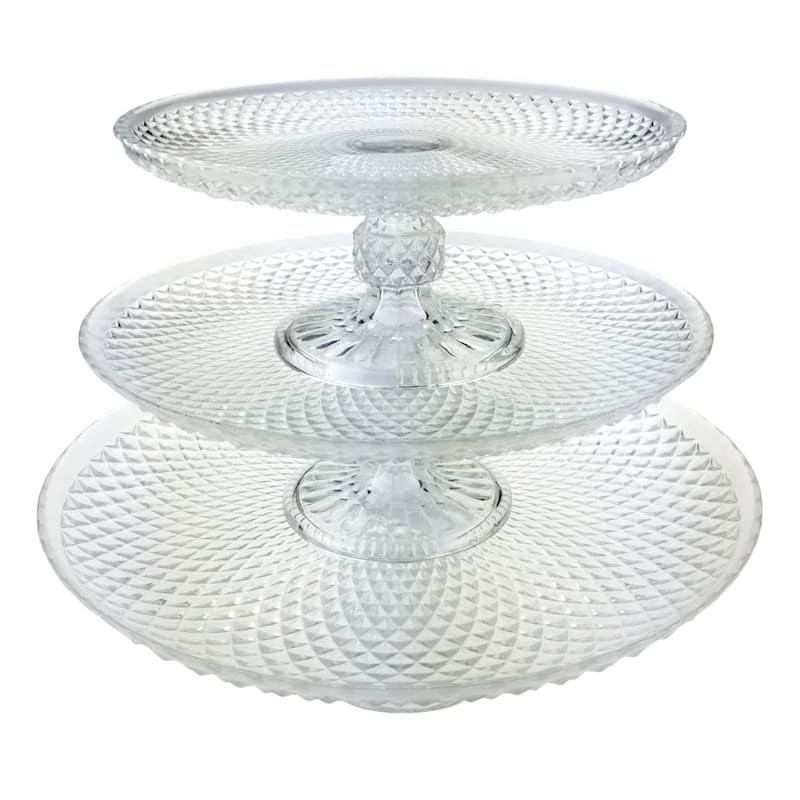 Amazon.com: Sweese 734.101 3-Tier Porcelain Cupcake Stand, Tiered Dessert  Stand, Cake Stand - White Porcelain Round Plates for Tea Party Wedding Baby  Shower Buffet Server : Home & Kitchen