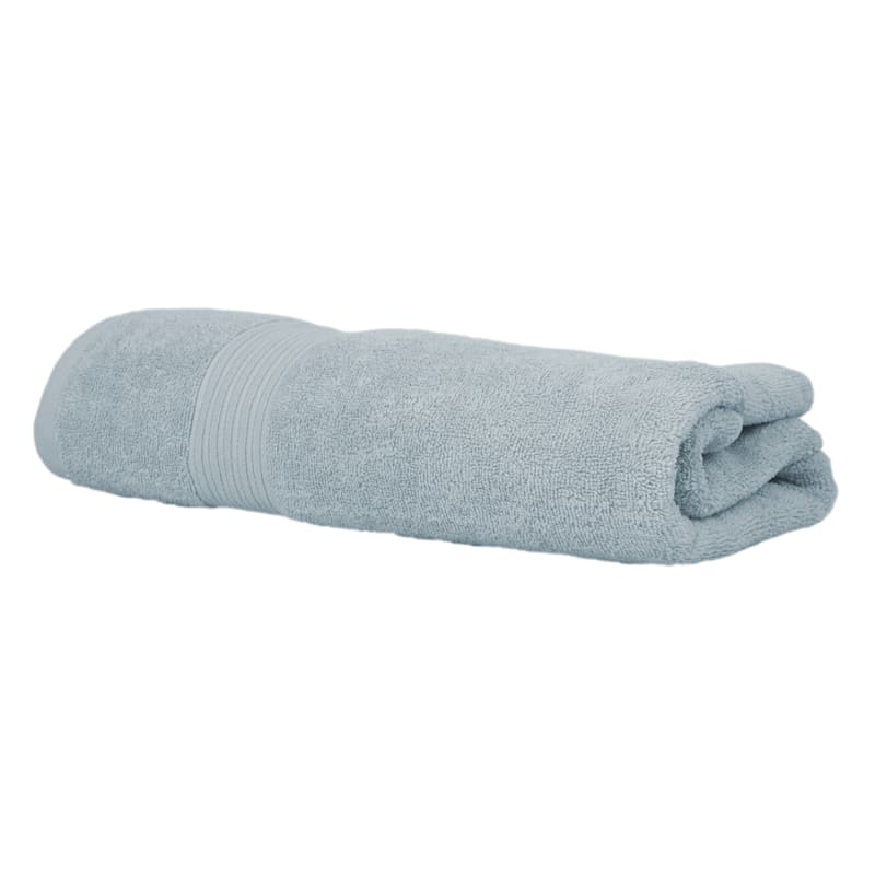 Blue Spa Modal & Cotton Blend Bath Towel, 30x58