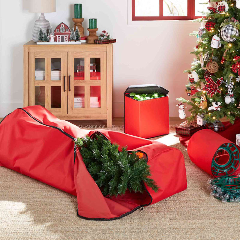 Premium Rolling Christmas Tree Storage Bag, 7.5'