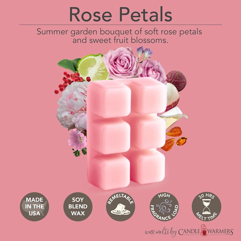 Rose Petals Scented Wax Melts, 2.5oz