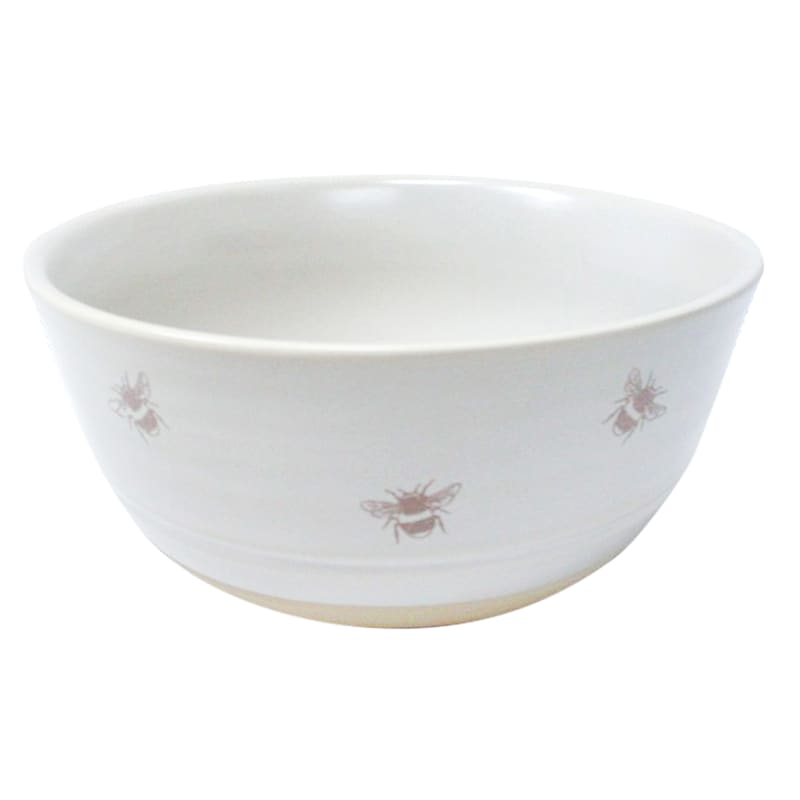 Honeybloom Bee Icon Ceramic Cereal Bowl, 6"