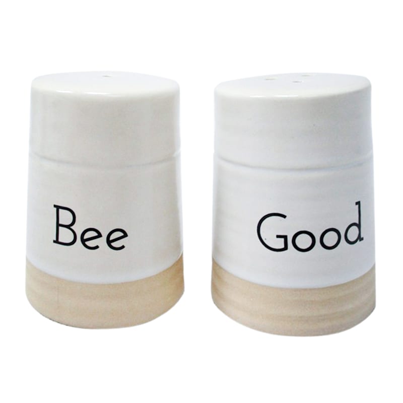Honeybloom Bee Good Salt & Pepper Shaker Set