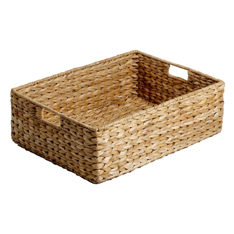 Woven Wicker Under the Bed Storage Basket, Extra Large