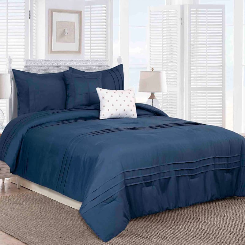 Navy store blue comforter
