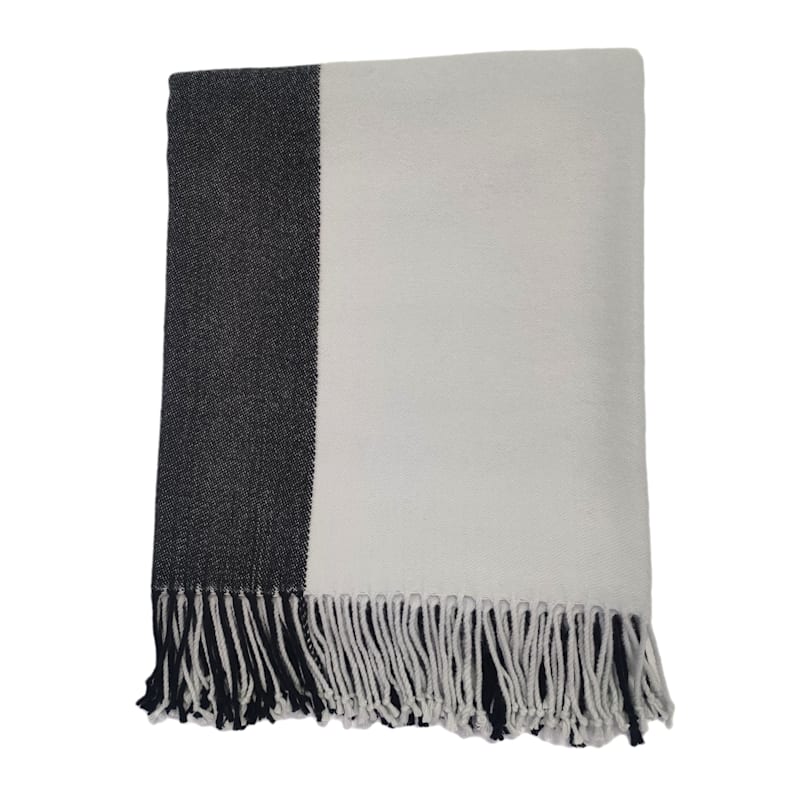 Color sales block throw