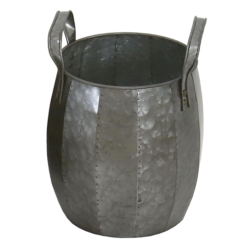 Honeycomb Iron Planter with Handles, Small