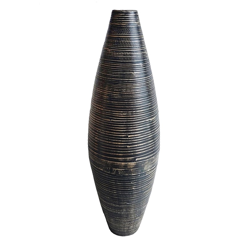 Blue Bamboo Vase 36 quot