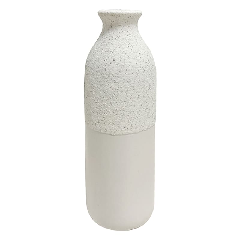 Honeybloom White Ceramic Vase, 8