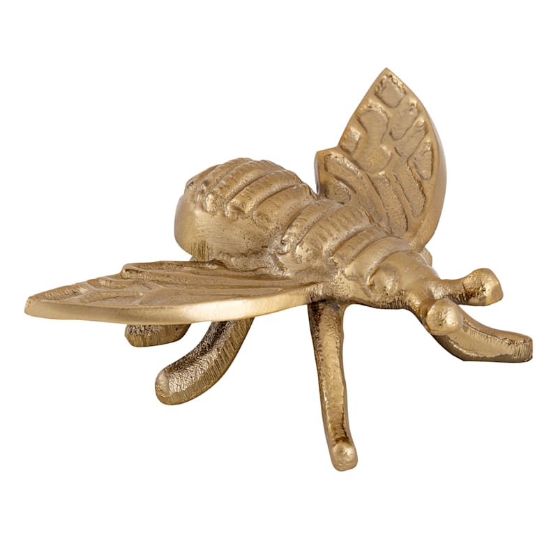 Honeybloom Gold Bee Figurine, 5"