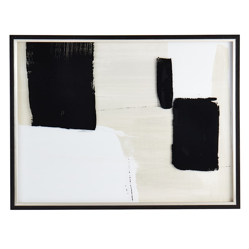 42X32 Framed Abstract Canvas Wall Art