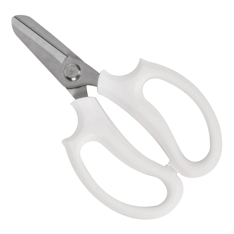 Willow Crossley Floral Pruning Shears, White