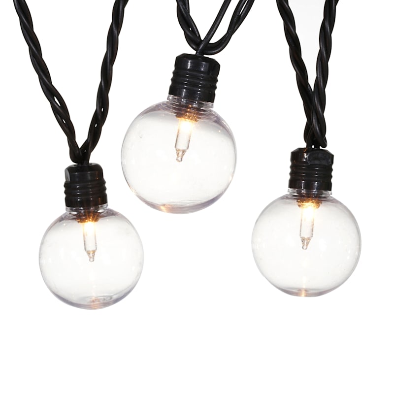 Mainstays 100 count led clear outdoor globe lights on sale