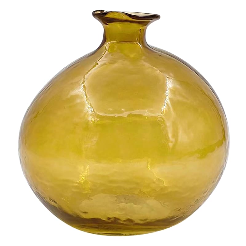 Honeybloom Glass Vase, 6.7"