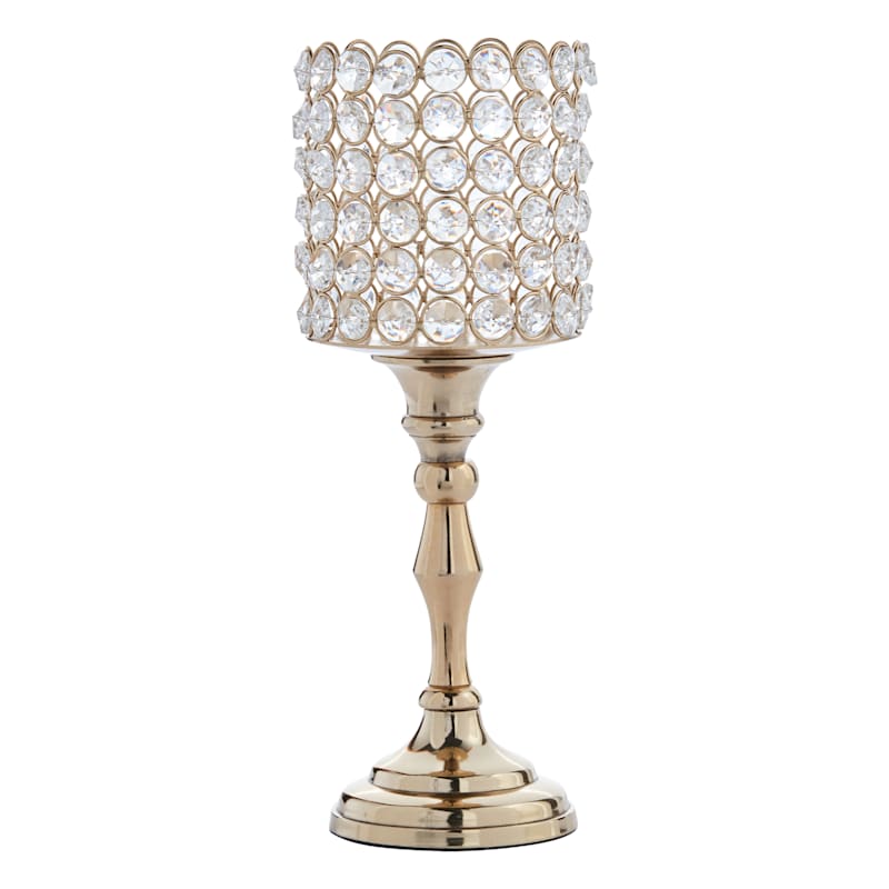 Crystal Votive Holder, 11"