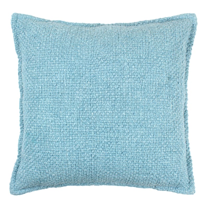 Ty Pennington Niagara Blue Textured Woven Throw Pillow 20